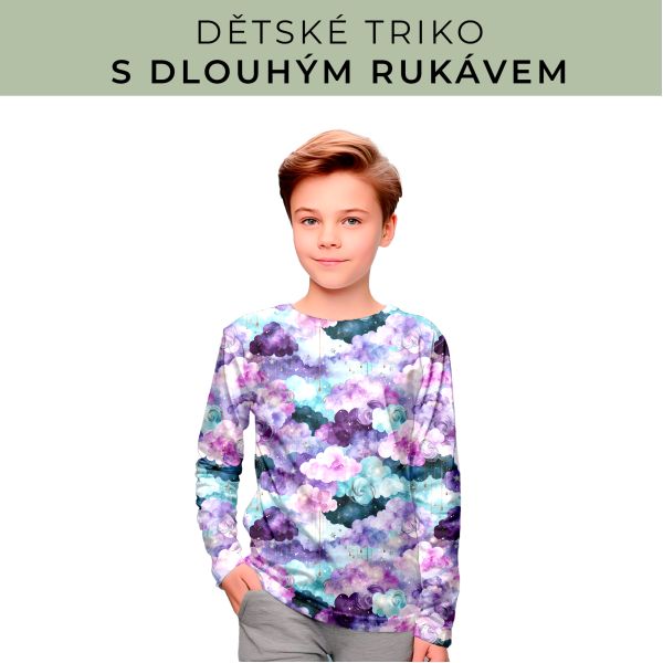 DĚTSKÝ střih - triko dlouhý rukáv