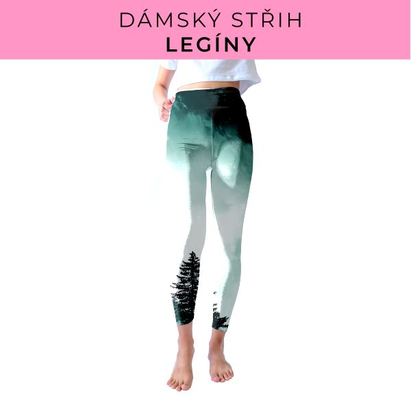 DÁMSKÝ střih - legíny SPORT - SLIM FIT