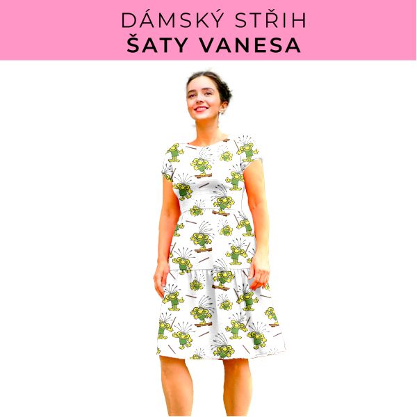 Dámský střih šaty Vanesa