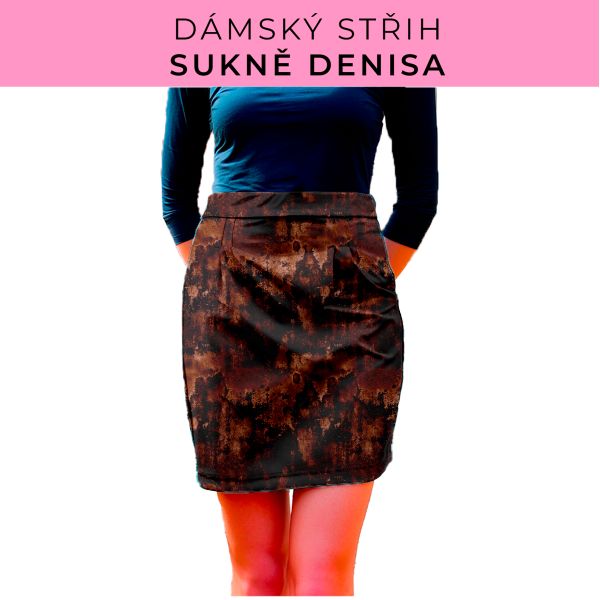 Dámský střih - Dámská sukně Denisa
