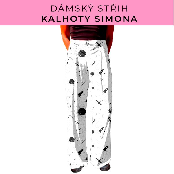Dámský střih - kalhoty Simona