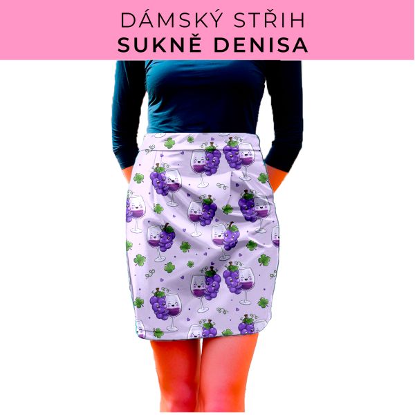 Dámský střih - Dámská sukně Denisa