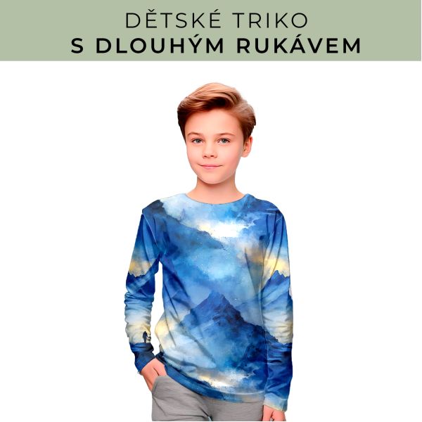 DĚTSKÝ střih - triko dlouhý rukáv