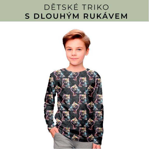 DĚTSKÝ střih - triko dlouhý rukáv