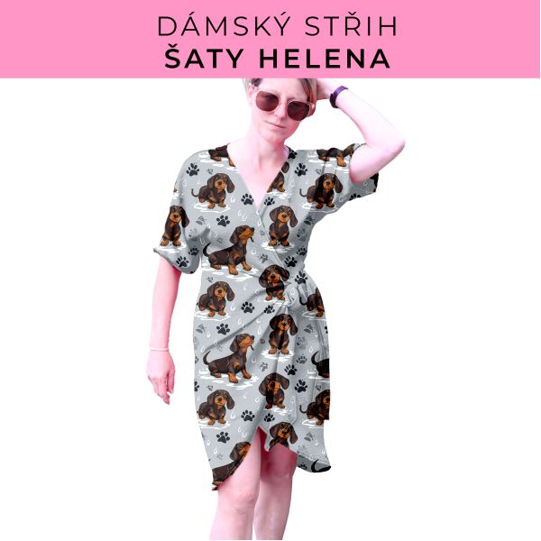 Dámský střih na šaty  Helena