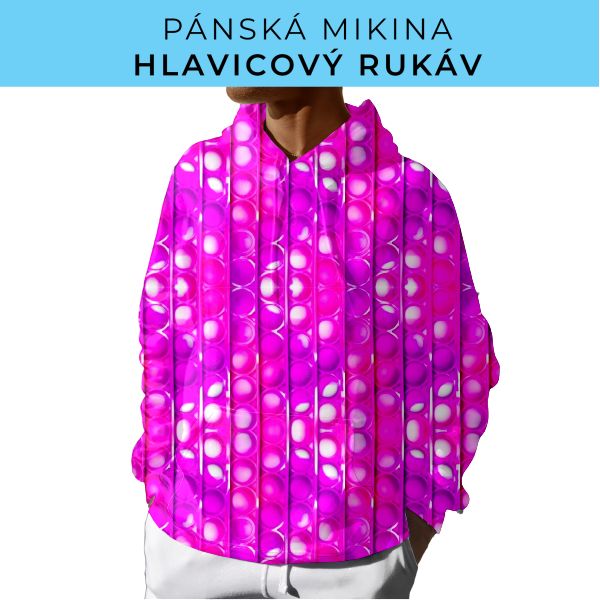 PÁNSKÝ střih - mikina s kapucí