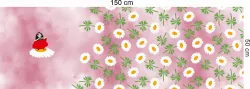Maková panenka - panel na šití | BELLA - 210 gsm, TORINO 140 gsm -funkční úplet, Funkční úplet MILKY, FERRA -úplet, GARZATO 200gsm- funkční úplet počesaný, DOLOMOTY 250, Softshell zimní 320 gsm, BERÁNEK softshell, Kočárkovina, BAVLNĚNÝ úplet LORA 180, Bavlněná teplákovina LORA 240 gsm