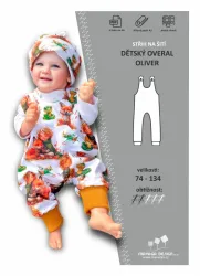Papírový střih - Dětský overal Oliver