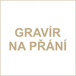 gravírovaný štítek koženkový na přání