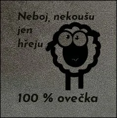 koženkový štítek vyrobeno v EU