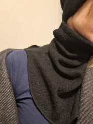 Papírový střih - Dámský rolákový nákrčník a čepice Mavatex elegantní nákrčník do kabátu