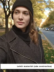 elegantní nákrčník do kabátu