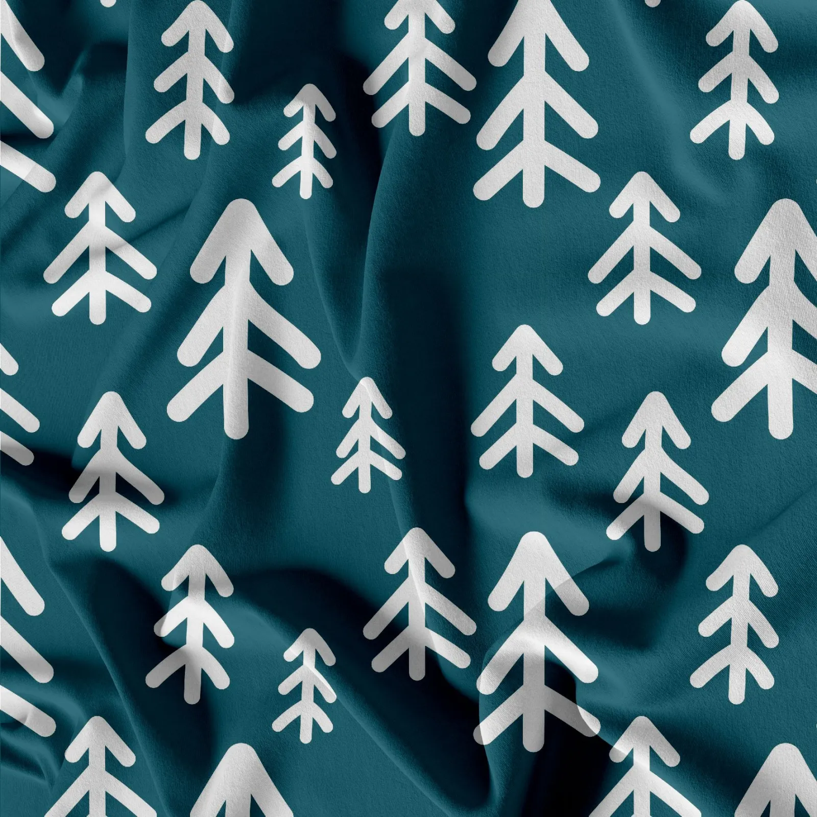 Stromečky - vzor k tisku na úplet, teplákovinu, softshell a další mavaga design