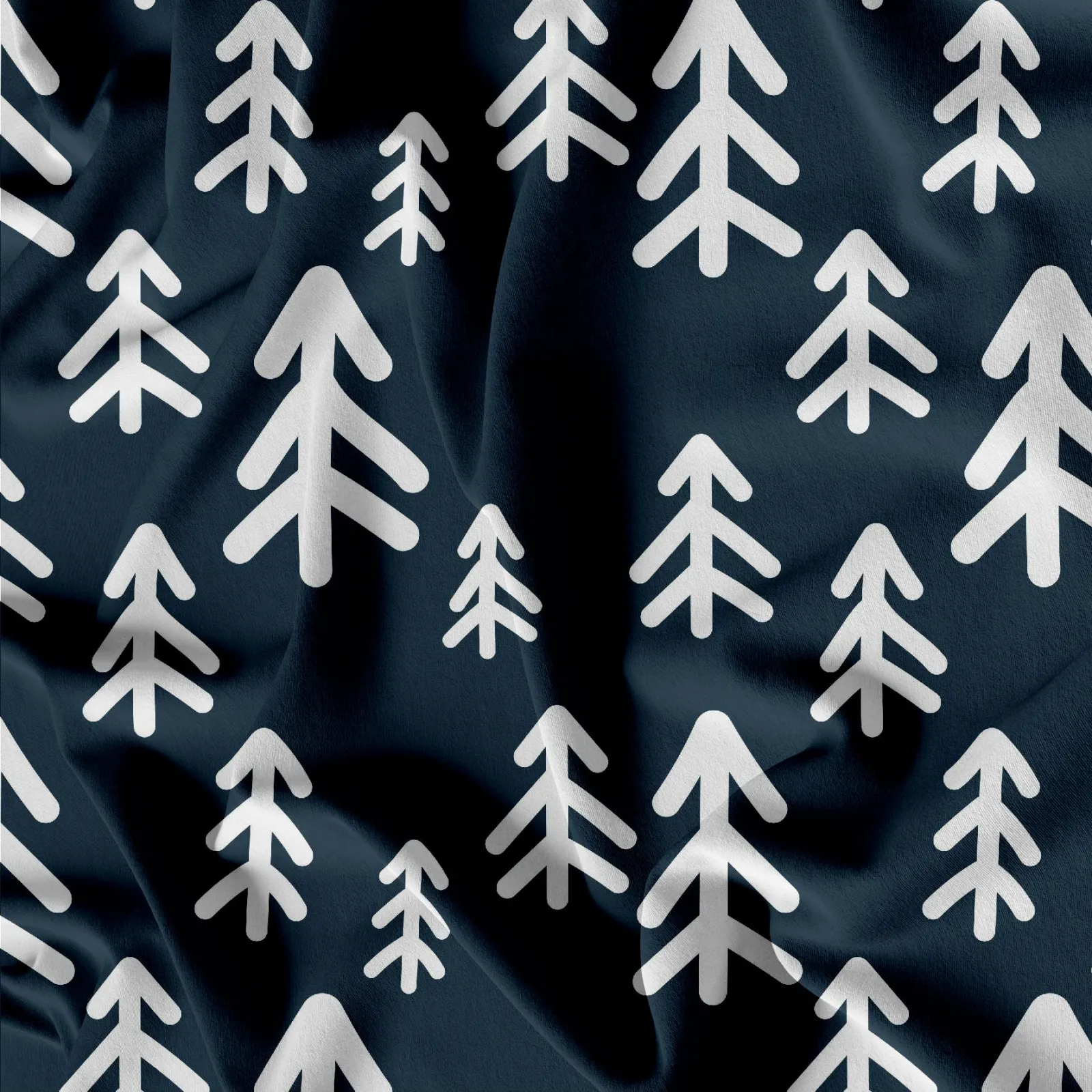 Stromečky - vzor k tisku na úplet, teplákovinu, softshell a další mavaga design
