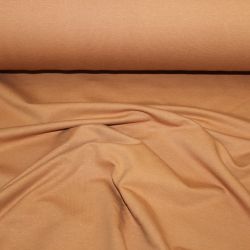 Teplákovina KARAMEL – kvalitní pružná bavlněná látka 95 % bavlna / 5 % elastan na mikiny, tepláky a dětské oblečení