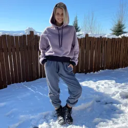 Papírový střih na dámskou mikinu s netopýřím rukávem Meda Mavatex