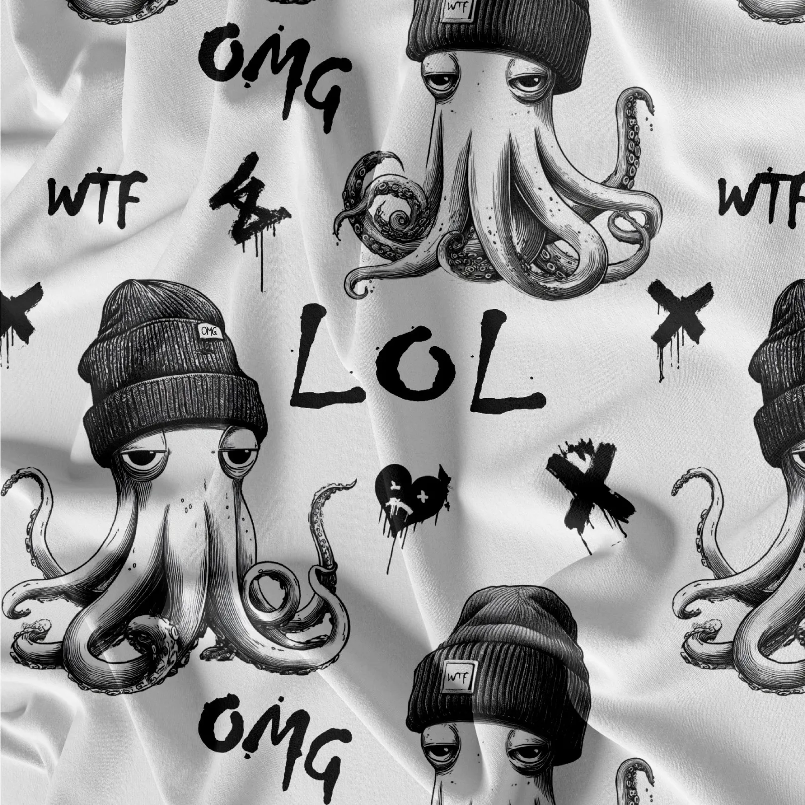Chobotnice úplet mavaga design