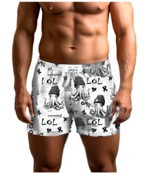 Předtištěný střih na ušití vtipných pánských trenýrek | M, L, XL, 2XL, 3XL