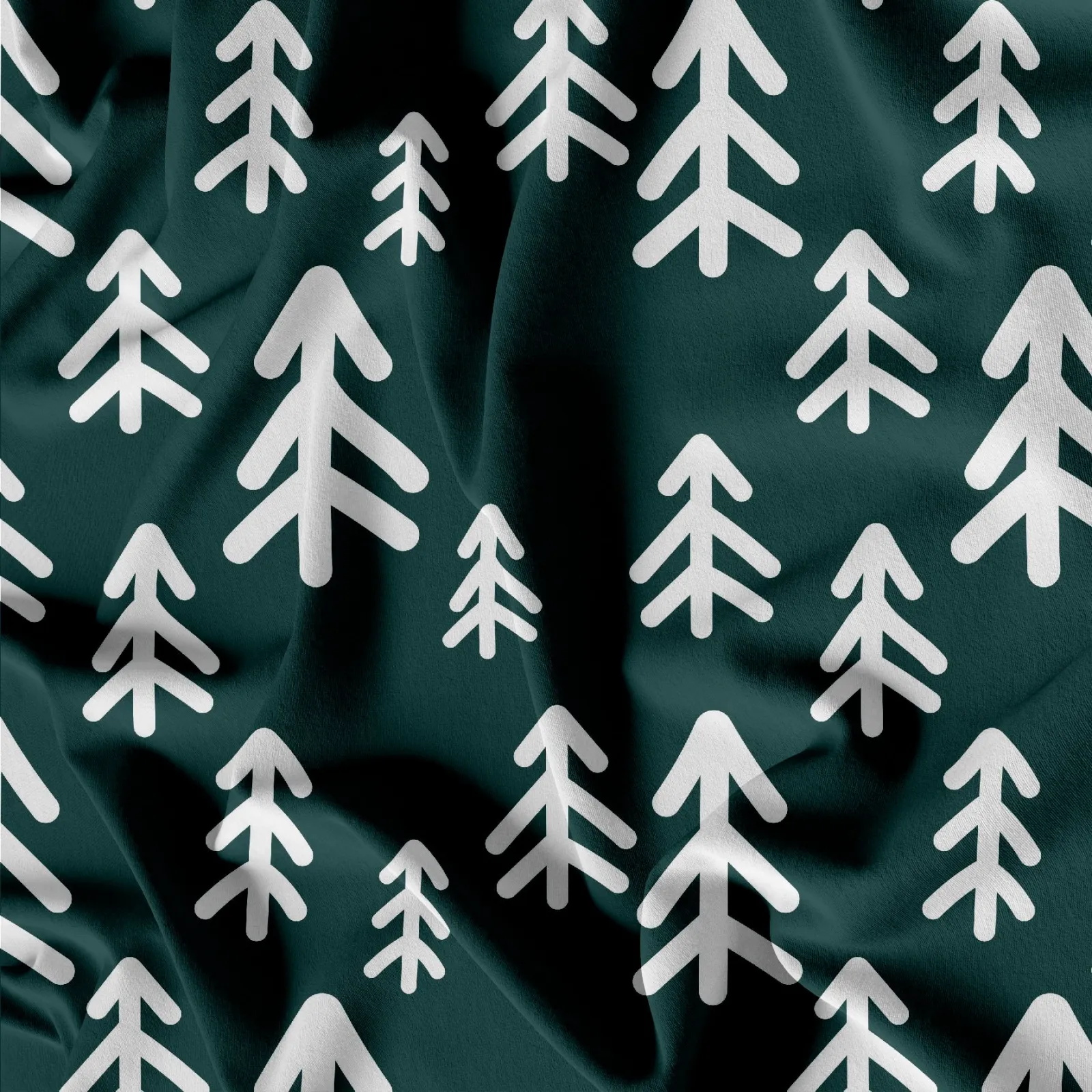 Stromečky - vzor k tisku na úplet, teplákovinu, softshell a další mavaga design