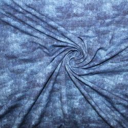 Teplákovina  DENIM tmavě modrá -240 gsm  -reaktive  