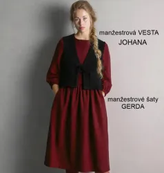 Elektronický střih - Dámská oboustranná vestička Johana