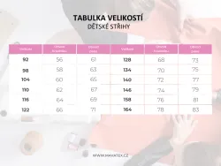 Střih na pohodlné dětské tepláky se sníženým sedem. Mavatex