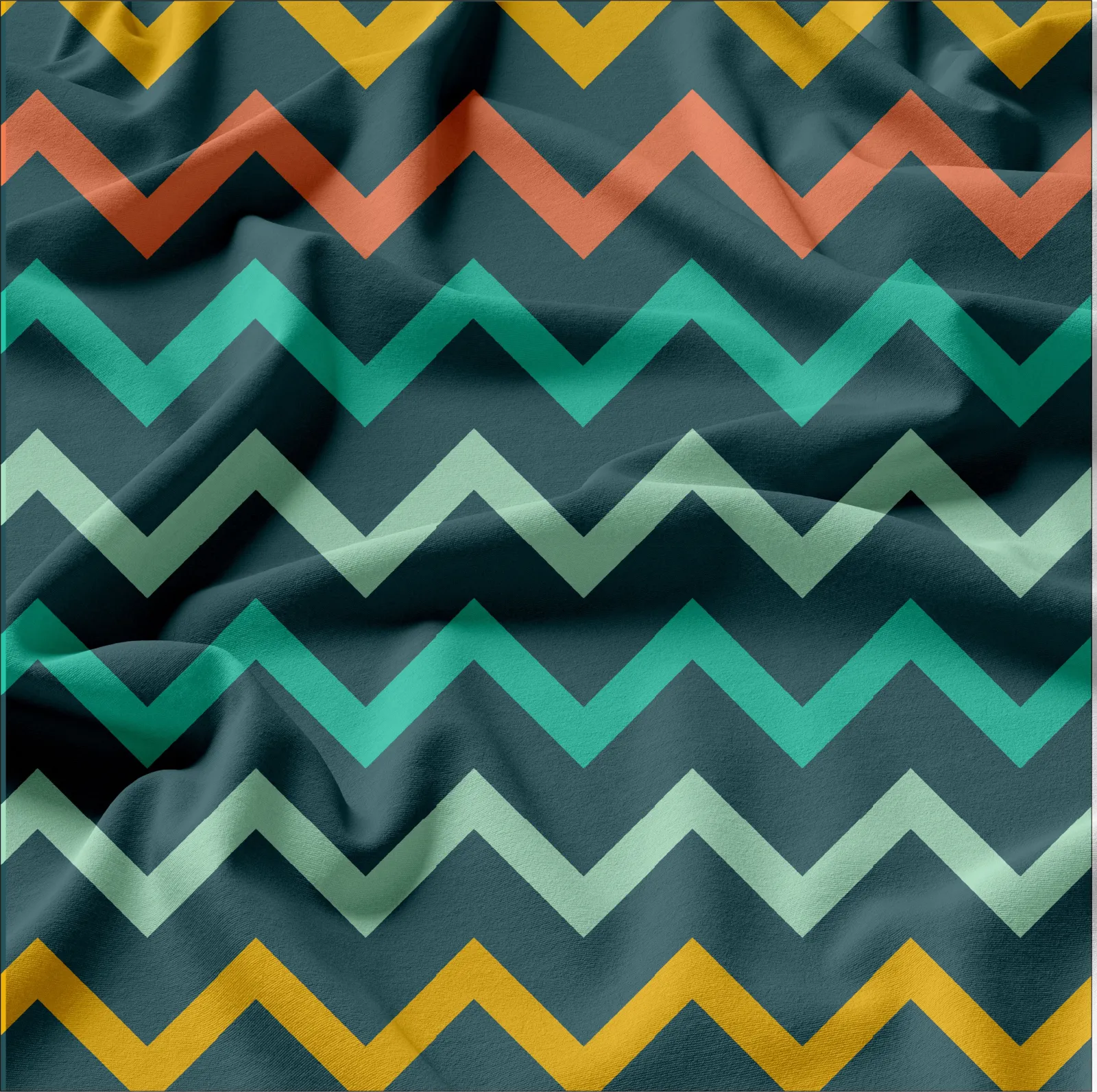 chevron - tisk na látky - úplet, plátno, softshell, teplákovina