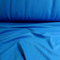 Teplákovina tmavý oceán 250 g/m² – pružná bavlněná látka 95 % bavlna / 5 % elastan na mikiny, tepláky a dětské oblečení