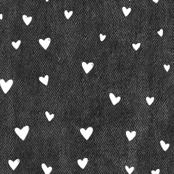 SAM2523D (Jeans šedá srdíčka- materiálové varianty        )