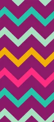 SAM2518E (Chevron etno tmavá fuksie - materiálové varianty)