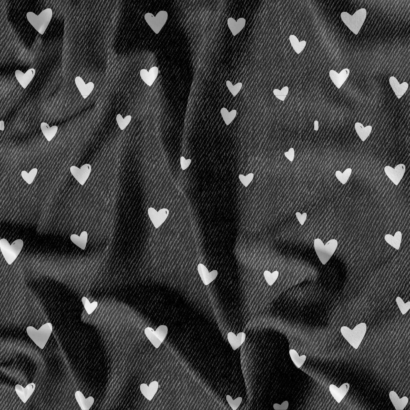 Jeans šedá srdíčka- materiálové varianty mavaga design
