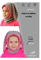 Elektronický střih Čepice se šálkou a oušky 