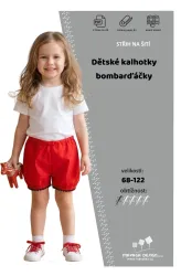 Elektronický střih Dětské kalhotky bombarďáčky 68-122 Mavatex