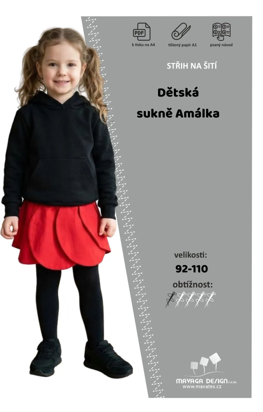 Elektronický střih-sukně Amálka Mavatex