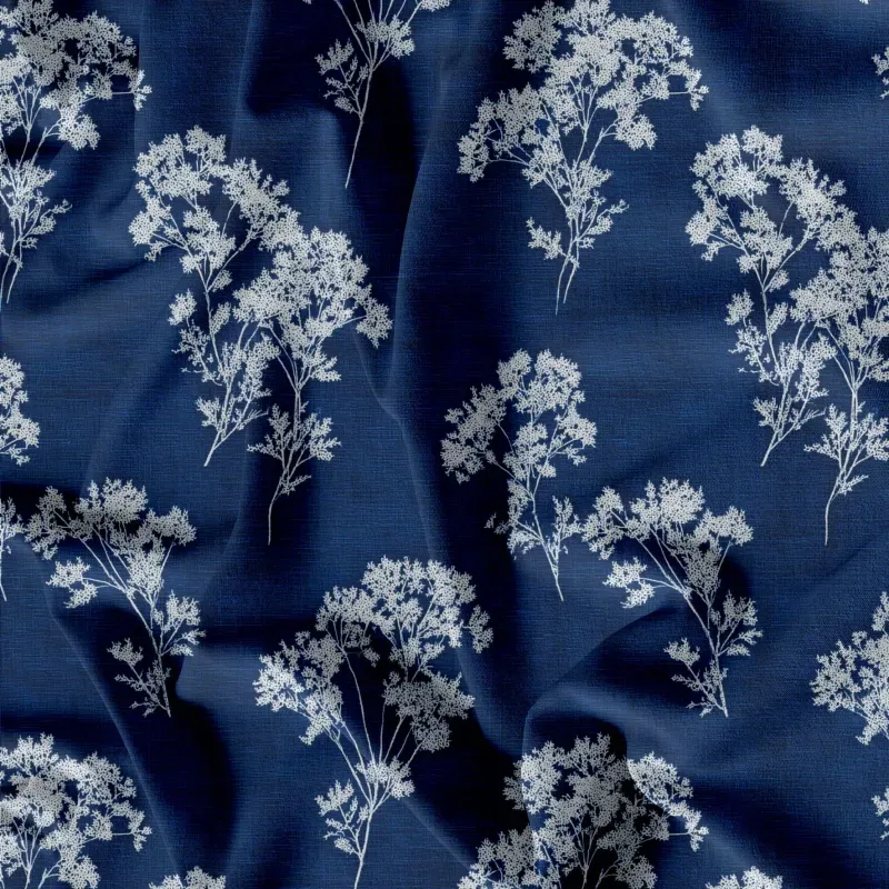 Jeans bílé květy- materiálové varianty mavaga design