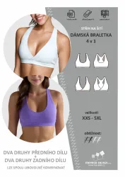 střih na podprsenku - braletku