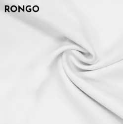 RONGO bílá   -polyesterová tkanina 