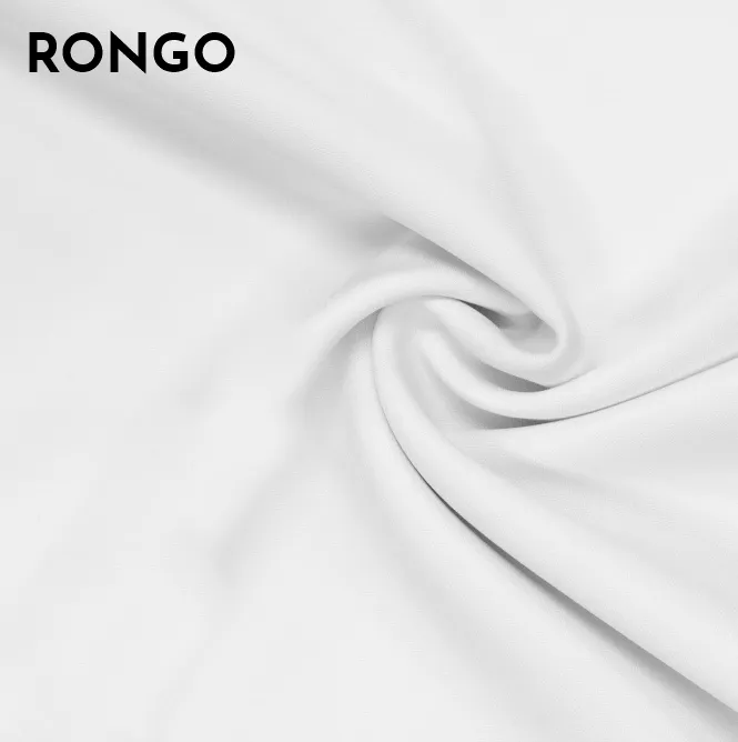 RONGO bílá -polyesterová tkanina Vyrobeno mimo EU