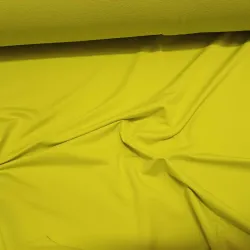Teplákovina kiwi 250 g/m², šíře 180 cm, 95 % bavlna a 5 % elastan. Pružná bavlněná látka na mikiny, tepláky, šaty a dětské oblečení.