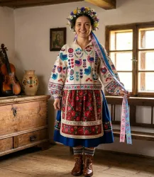 Úplet, teplákovina nebo třeba softshell - moravský folklor mavaga design Úplet, teplákovina nebo třeba softshell - moravský folklor mavaga design