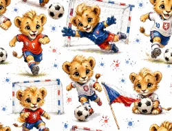 SAM2660 (Fotbal česká lvíčata - materiálové varianty           )