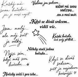 SAM2653 (Malý princ text ke vzoru 2652- materiálové varianty     )