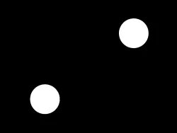 SAM2655B (Puntíky 2cm na černé - materiálové varianty)