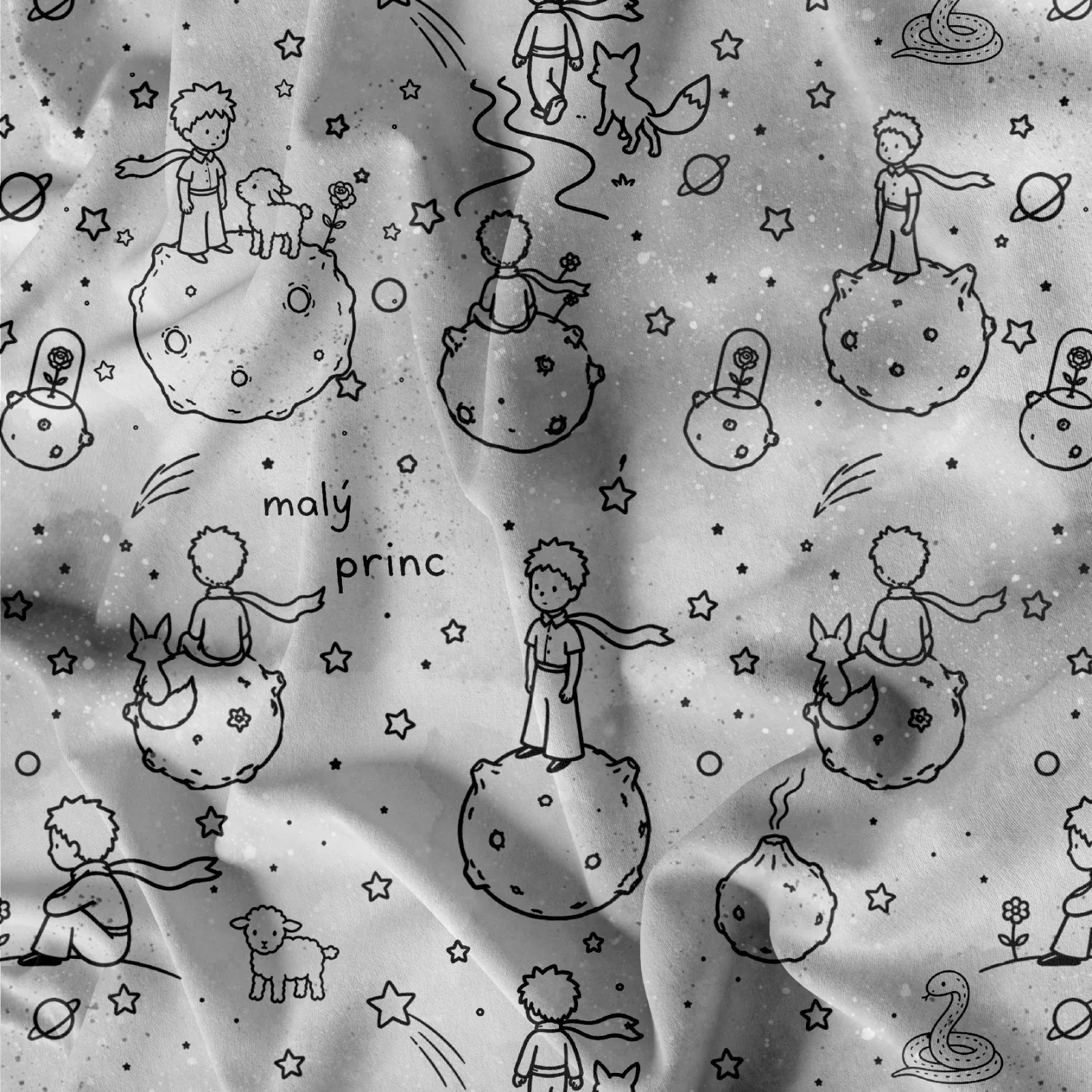 Látka s Malým princem mavaga design