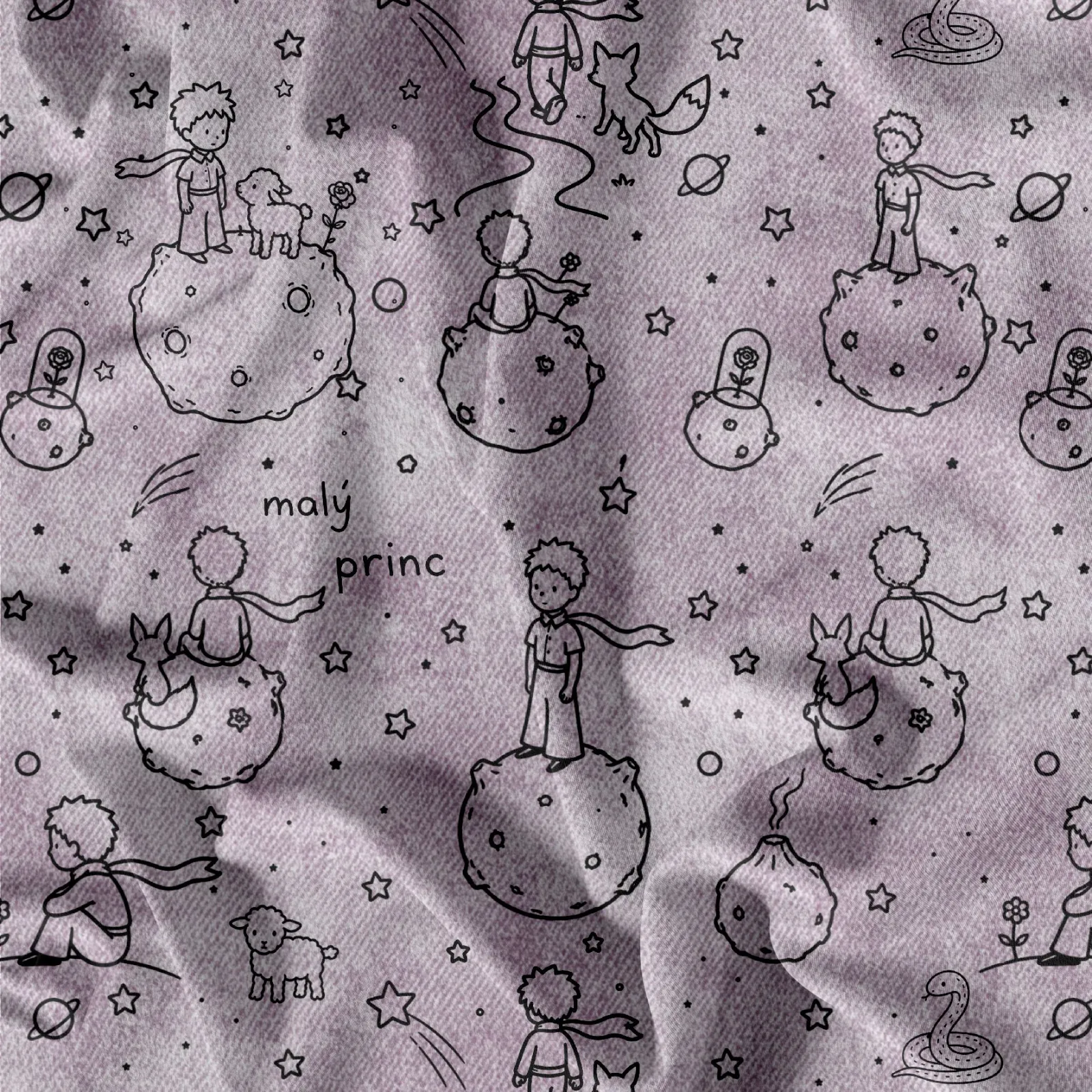 Látka s Malým princem mavaga design