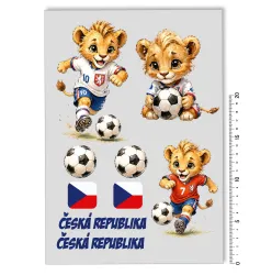 Levné nažehlovací obrázky fotbal lvíčata