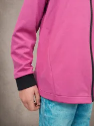 střih na dětskou bundu s kapucí a límcem