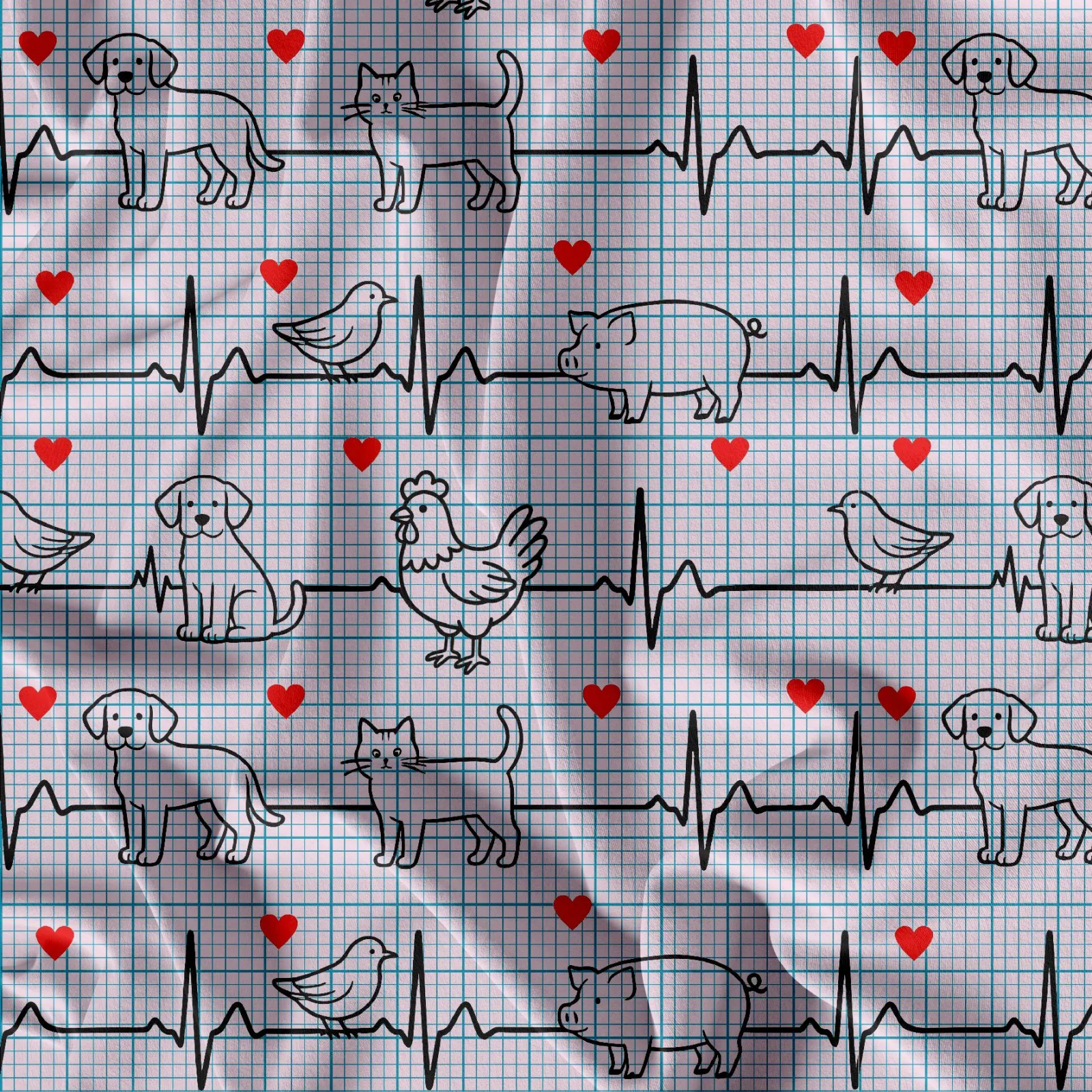 úplet VETERINÁŘ KARDIO mavaga design