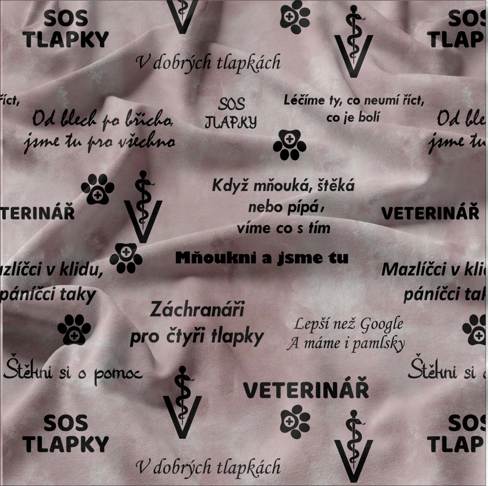 úplet VETERINÁŘ text mavaga design