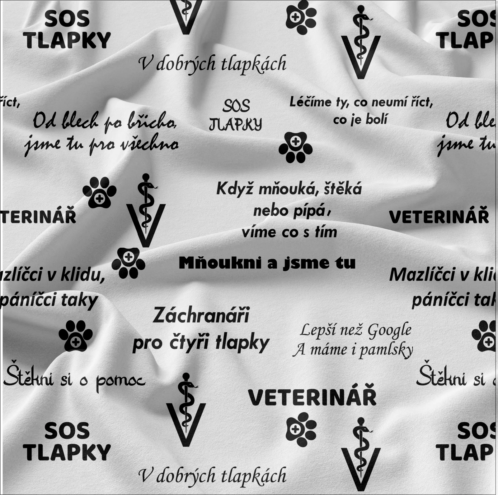 úplet VETERINÁŘ text mavaga design